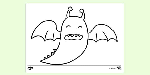 FREE! - Halloween Monster Colouring Page | Colouring Sheets