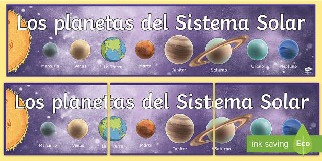 solar system banner