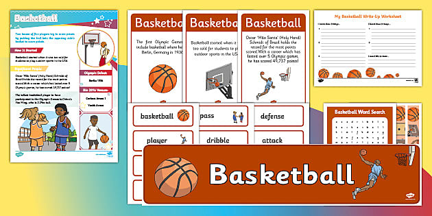 Basketball Resource Pack (teacher Made) - Twinkl