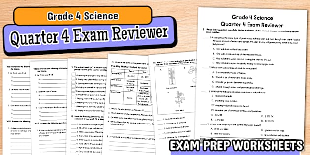 Science Group 4 Grade 4 Matatag Science Quarter 4 Exam Reviewer