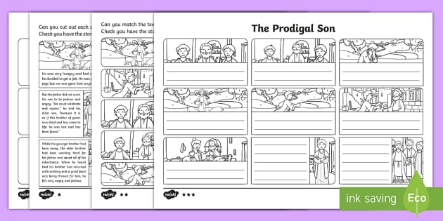 * NEW * The Prodigal Son Differentiated Sequencing Activity