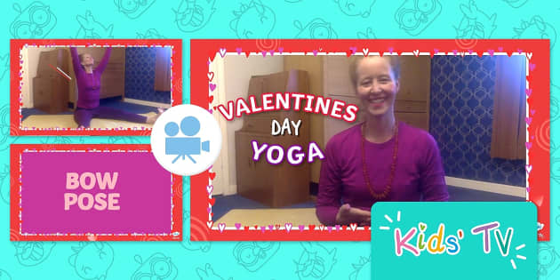 Valentine's Day Yoga Pose Ideas - Pink Oatmeal