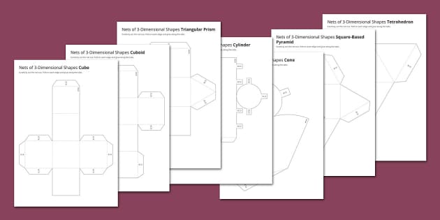 Cylinder 3D Shape Net (Teacher-Made) - Twinkl