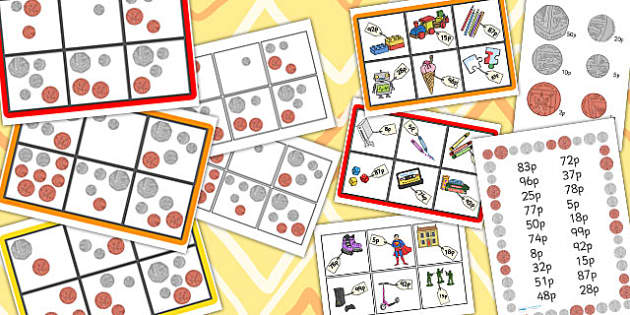 Bingo Toy Shop Up to 99p Maths Resource teacher made