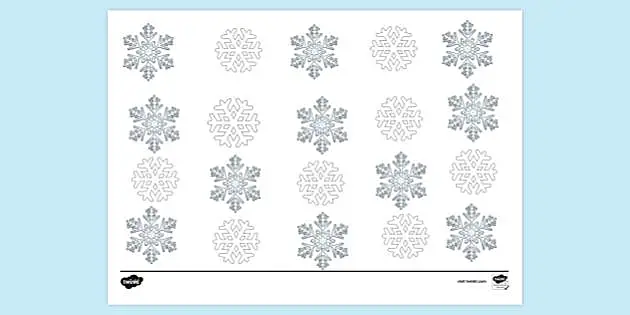 Snowflake Stencil 02  Free Stencil Gallery