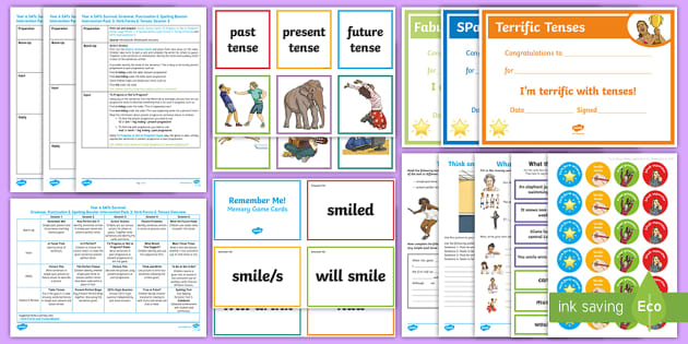 Y6 SATs Smasher (SPaG): Verb forms - Grammarsaurus