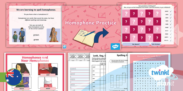 Year 3 Spelling: Homophones and Near Homophones Lesson 4