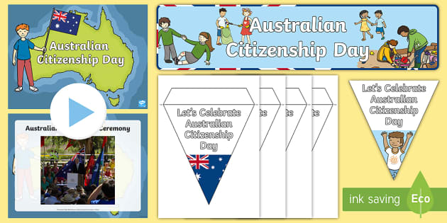 F-2 Australian Citizenship Day Display Pack (teacher Made)