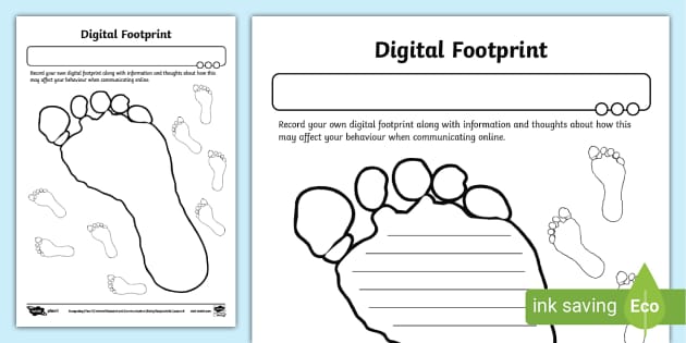Digital Footprint Teacher Made Twinkl