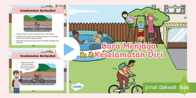 Cara Menjaga Keselamatan Diri PowerPoint (teacher made)