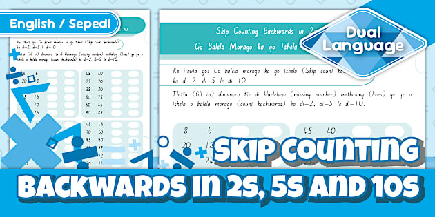 Grade 4 Maths - Term 1 - Stage 4 Skip Counting Backwards in 2s, 5s and ...