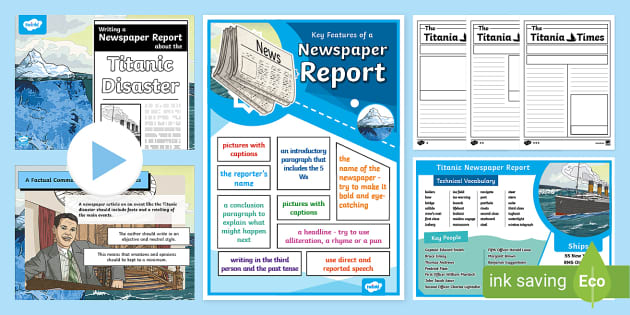 KS2 The Titanic Disaster Newspaper Writing Resource Pack   T E 1668518272 Ks2 The Titanic Disaster Read All About It Newspaper Writing Resource Pack Ver 1 