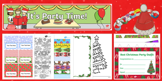 Children's xmas best sale party ideas