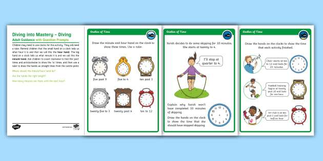 White Rose Maths Compatible Year 2 Telling Time to 5 Mins A