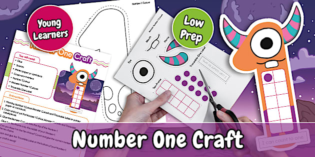 Number One Craft (Teacher Made) Twinkl Number One Craft (Teacher Made) Twinkl