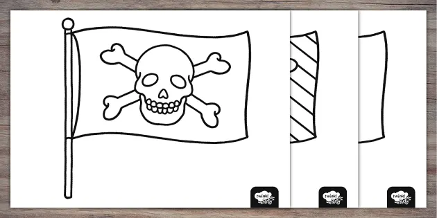 Design Your Own Pirate Flag Activity