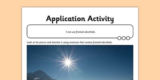 fronted-adverbials-application-sheet-gps-verb-adverb