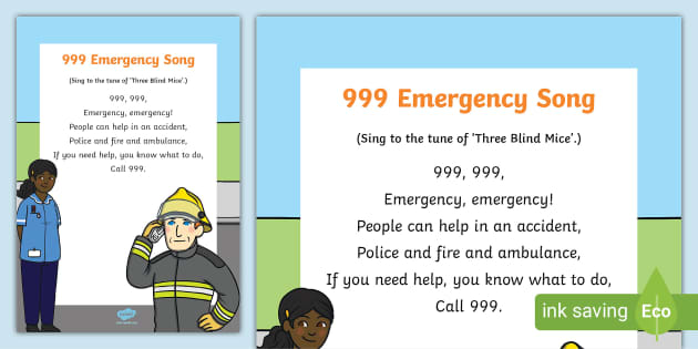 999 Emergency Song - Protective Behaviours (teacher Made)