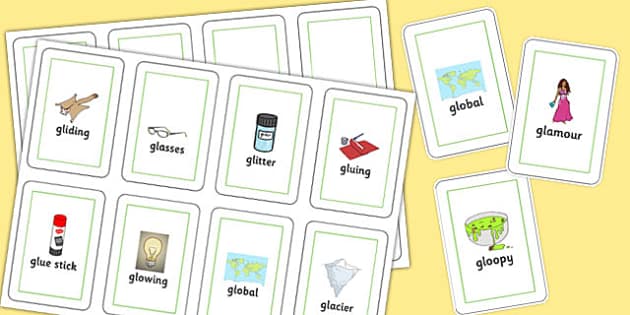 2 Syllable GL Flash Cards (teacher made) - Twinkl