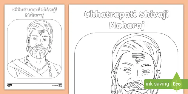 Drawing Sketch Chhatrapati Shivaji Maharaj Indian Ruler Member Bhonsle  Maratha Stock Vector by ©manjunaths88@gmail.com 457565290