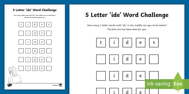 5 letter word using i d l e