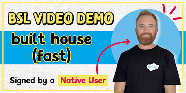 Sign Language Quick Learn built house (fast)