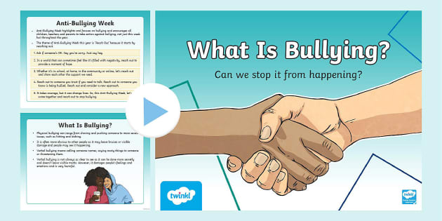 bullying powerpoint presentation for elementary students