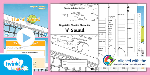 Northern Ireland Linguistic Phonics Phase 4b 'n' Sound Weekly ...