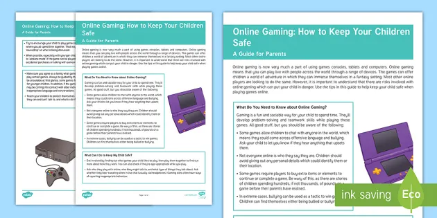 5 Ways to Keep Kids Safe When Playing Video Games Online - Engineering For  Kids
