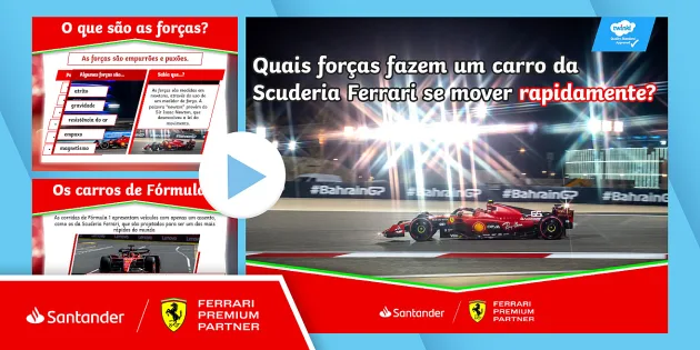 FREE! - Scuderia Ferrari F1: Partes de um Carro de F1 - Jogo Interativo
