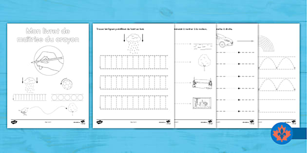 Pencil Control Activity Booklet French (teacher made)