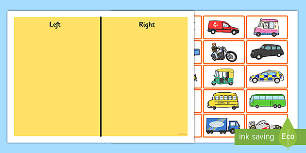 Left Or Right Transport (teacher Made) - Twinkl