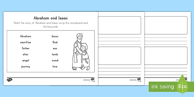 Abraham and Isaac Storyboard | Christian Ed. | Twinkl USA