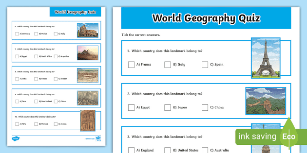 Country Humans Quizzes