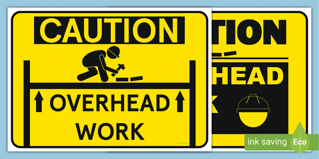 caution work in progress sign