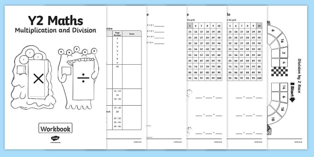 year 2 multiplication and division workbook primary resources