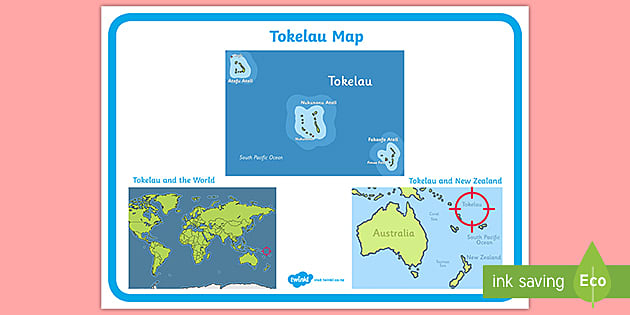 Tokelau Map Teacher Made Twinkl