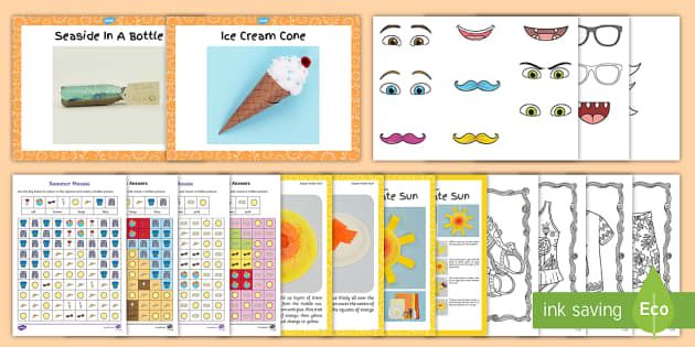 Summer Art Ideas for Senior Infants Activity Pack | Twinkl