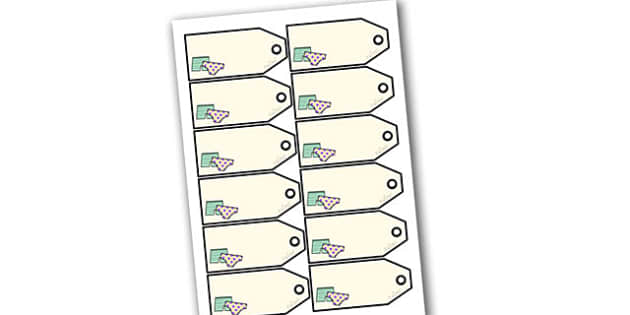 Price Tag Template  Primary Teaching Resources - Twinkl