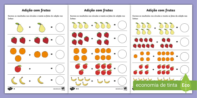 Atividades de Matemática 1º Ano