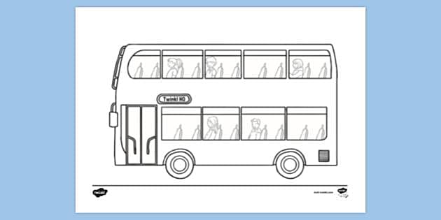 How to draw a Bus step by step easily - YouTube