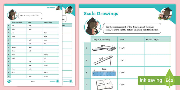 Scale Drawings (teacher made) - Twinkl