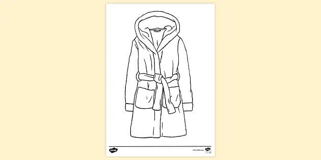 Dressing gown clearance drawing