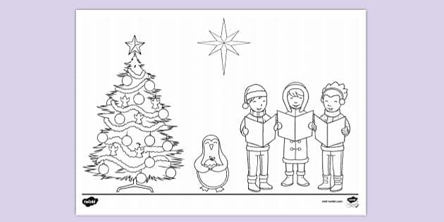 Christmas Colouring Page | Colouring Sheets (teacher made)