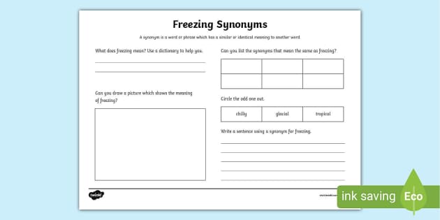 freezing-synonyms-worksheet-teacher-made-twinkl