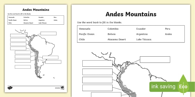 andes-mountains-worksheet-teacher-made