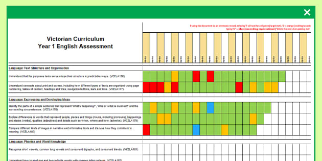 victorian-curriculum-year-1-english-assessment-spreadsheet