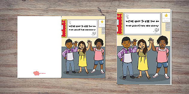 Leaving School Goodbye Card Twinkl Party