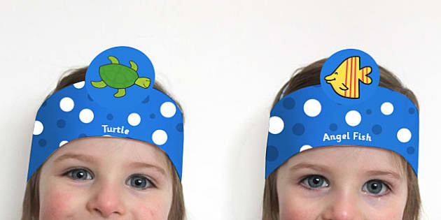 FREE! - Role Play Headbands to Support Teaching on Commotion in the Ocean
