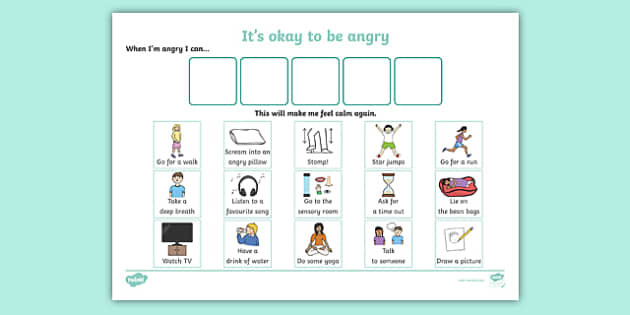 When I'm Angry I Can Strips - anger, expression, visual, emotions